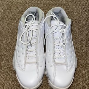 White Air Jordan Sneakers; Size 10.5; Perfect Condition